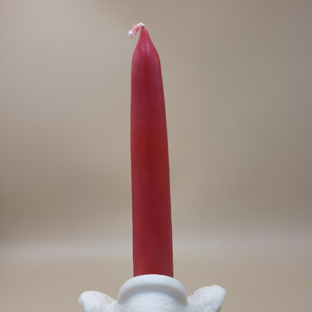 Vtg Partylite Angel of Light Bisque Taper Candle Holder‎ P0425 Retired With Box - Picture 3 of 10